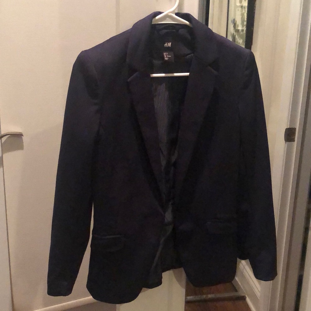 H&M Navy Blue Blazer